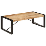 Coffee Table 120x60x40 cm Solid Mango Wood - Low Angle