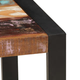 Coffee Table 120x60x40 cm Solid Reclaimed Wood - Top-Down View
