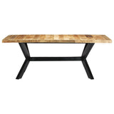 Dining Table 200x100x75 cm Solid Mango Wood