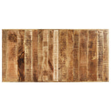 Dining Table 200x100x75 cm Solid Mango Wood - Top-Down View