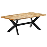 Dining Table 200x100x75 cm Solid Mango Wood