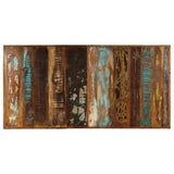 Dining Table 160x80x75 Cm Solid Reclaimed Wood