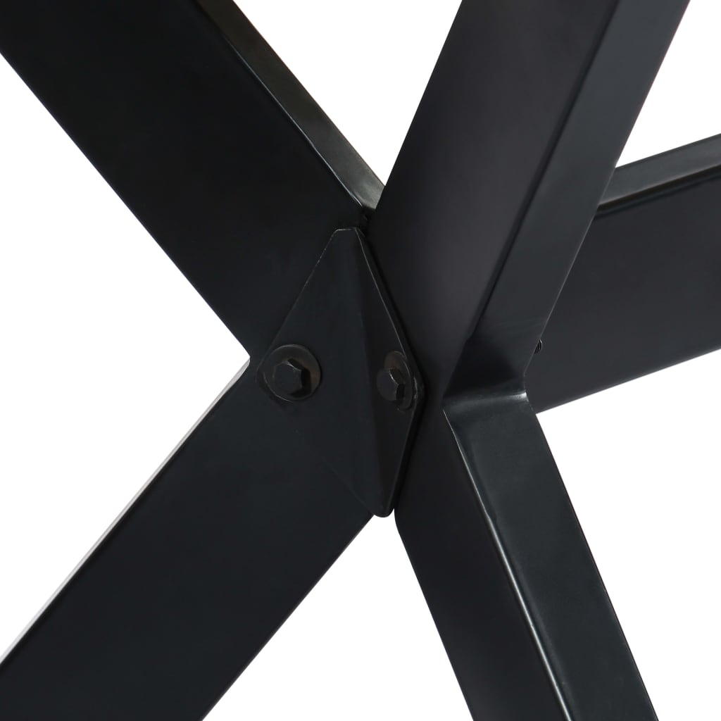 Dining Table 140x70x75 Cm Solid Bleached Mango Wood