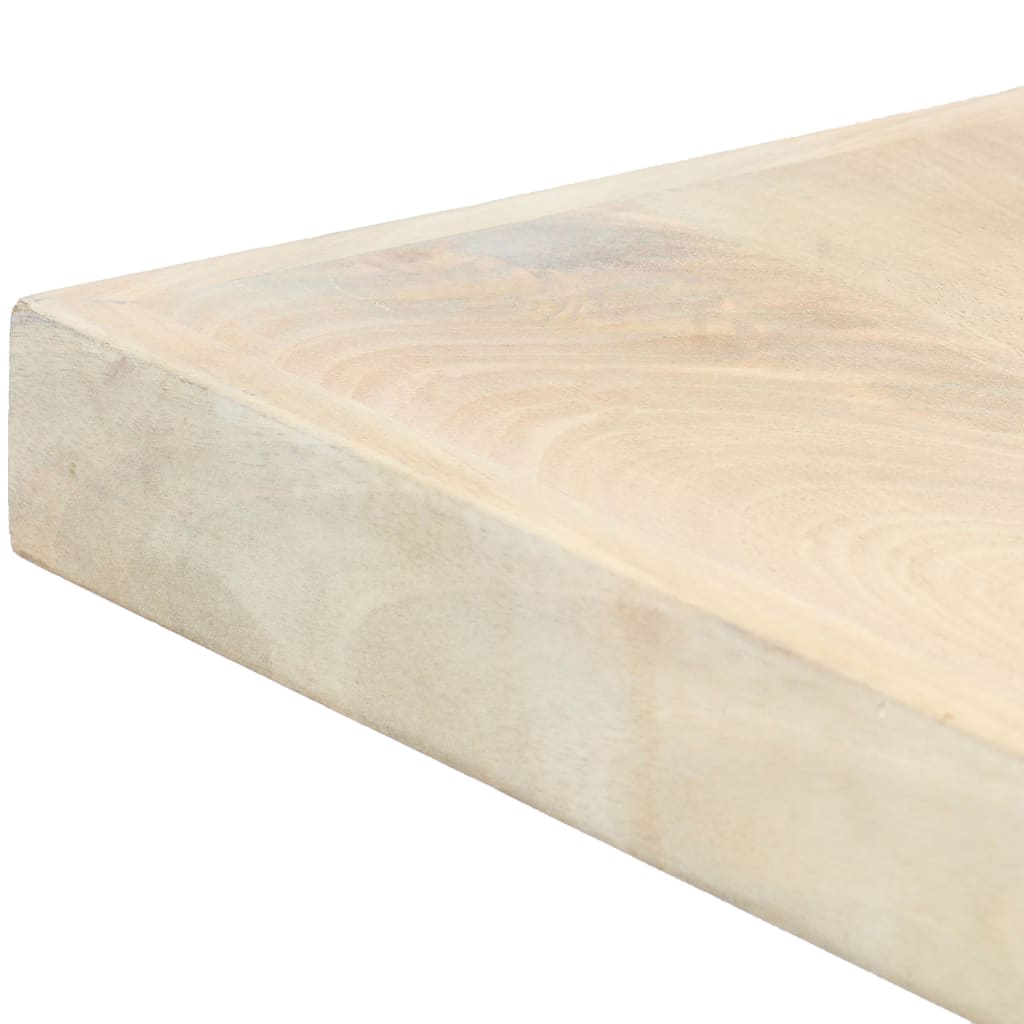 Dining Table 140x70x75 Cm Solid Bleached Mango Wood
