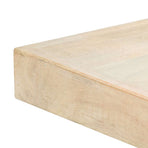 Dining Table White 120x60x75 cm Solid Mango Wood