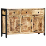 Sideboard 120x35x76 cm Solid Mango Wood