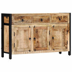 Sideboard 120x35x76 cm Solid Mango Wood