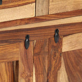 Sideboard 120x35x75 cm Solid Acacia Wood - Extra Image