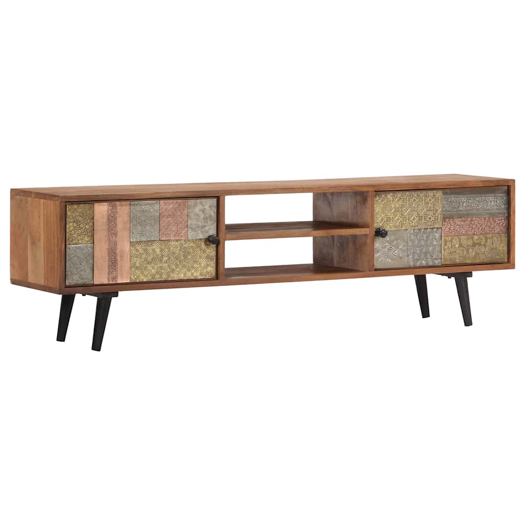 TV Cabinet 140x30x40 cm Solid Acacia Wood