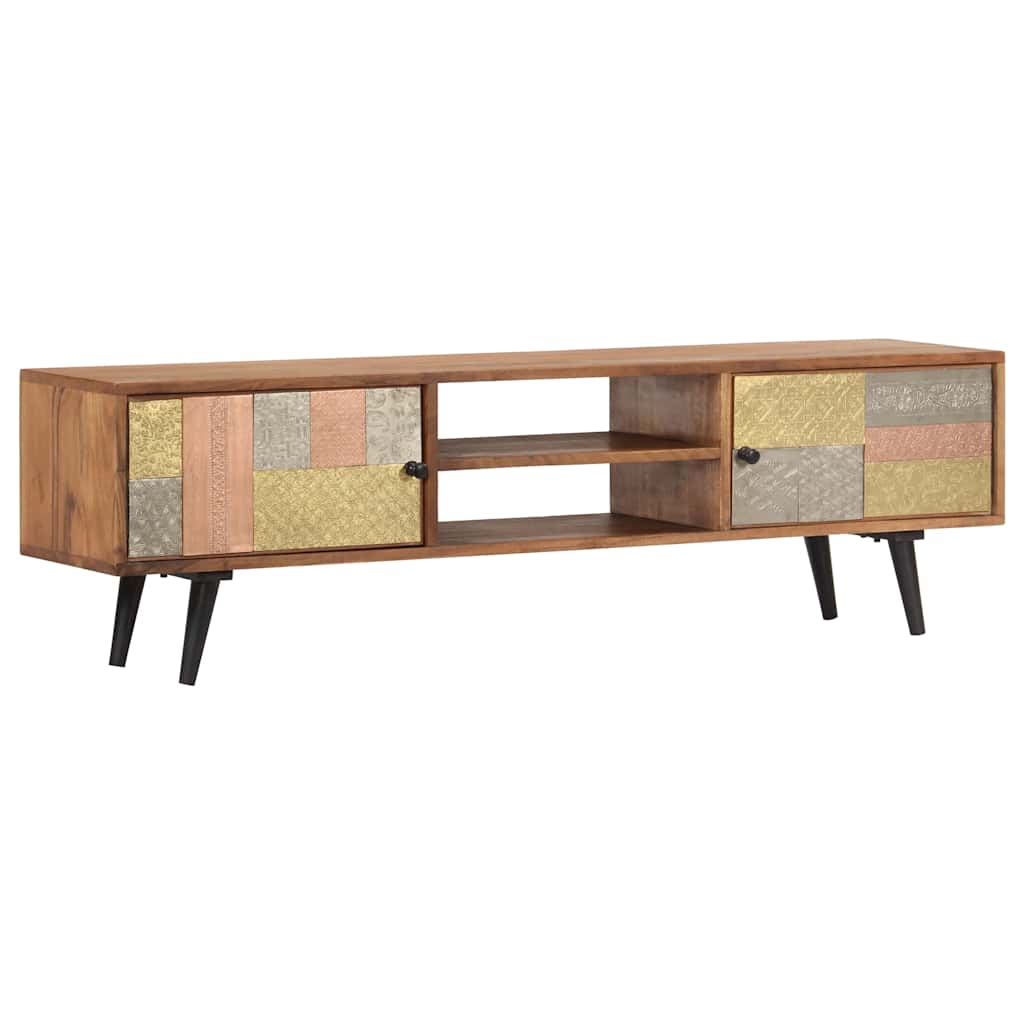 TV Cabinet 140x30x40 cm Solid Acacia Wood