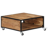 Coffee Table 70x70x32 cm Solid Acacia Wood - Extra Image