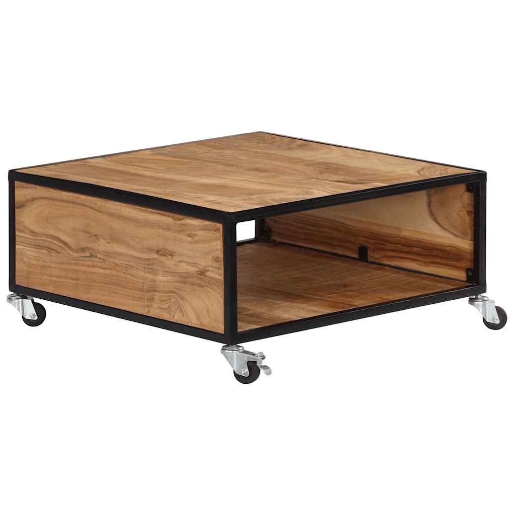 Coffee Table 70x70x32 cm Solid Acacia Wood
