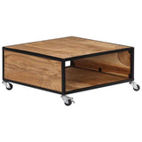 Coffee Table 70x70x32 cm Solid Acacia Wood