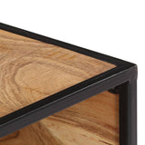 Coffee Table 70x70x32 cm Solid Acacia Wood - 45-Degree Angle