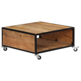 Coffee Table 70x70x32 cm Solid Acacia Wood - Extra Image