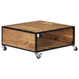 Coffee Table 70x70x32 cm Solid Acacia Wood - Extra Image