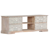 TV Cabinet 120x30x40 cm Solid Acacia Wood - Extra Image