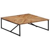 Coffee Table 110x110x36 cm Solid Acacia Wood - Extra Image