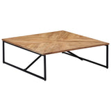 Coffee Table 110x110x36 cm Solid Acacia Wood - Extra Image