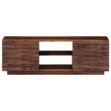 TV Cabinet 120x30x40 cm Solid Acacia Wood - Front View