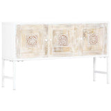 Side Cabinet 120x30x70 cm Solid Mango Wood - Extra Image