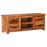 TV Cabinet 110x30x40 cm Solid Wood