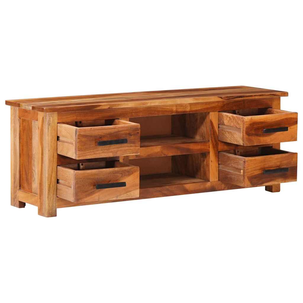 TV Cabinet 110x30x40 cm Solid Wood