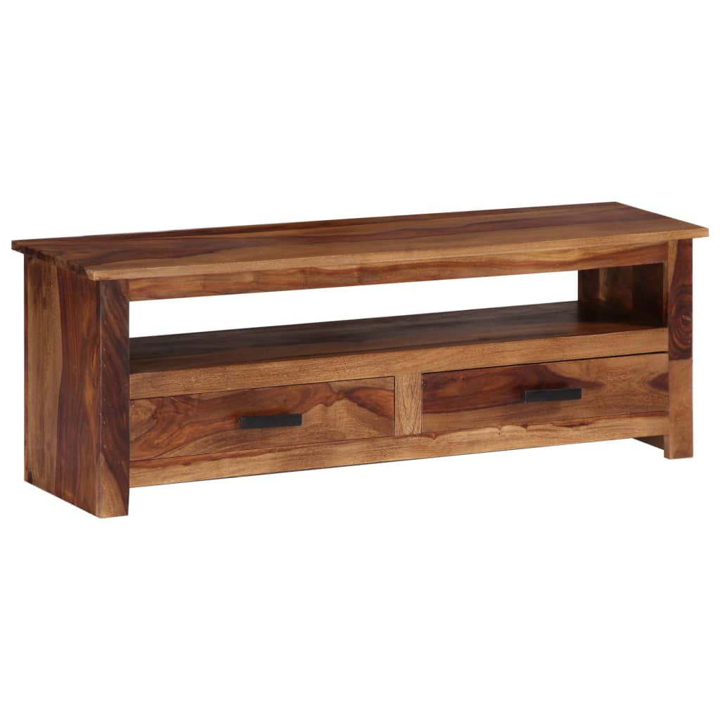 TV Cabinet 118x30x40 cm Solid Wood