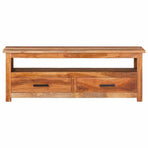 TV Cabinet 118x30x40 cm Solid Wood