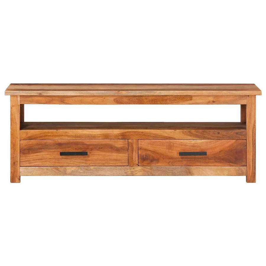 TV Cabinet 118x30x40 cm Solid Wood