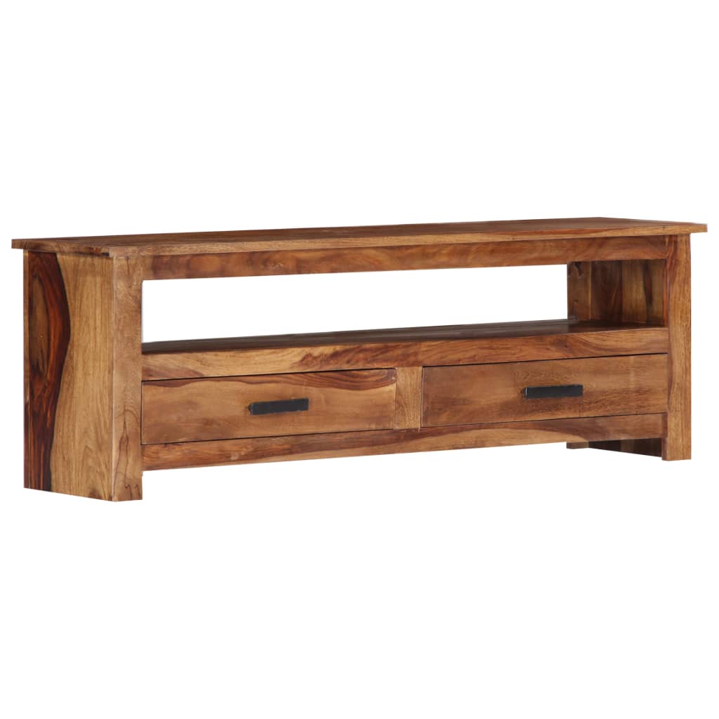 TV Cabinet 118x30x40 cm Solid Wood