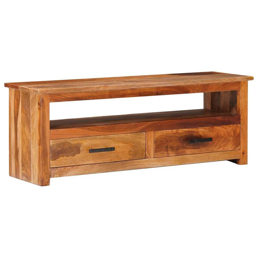 TV Cabinet 118x30x40 cm Solid Wood
