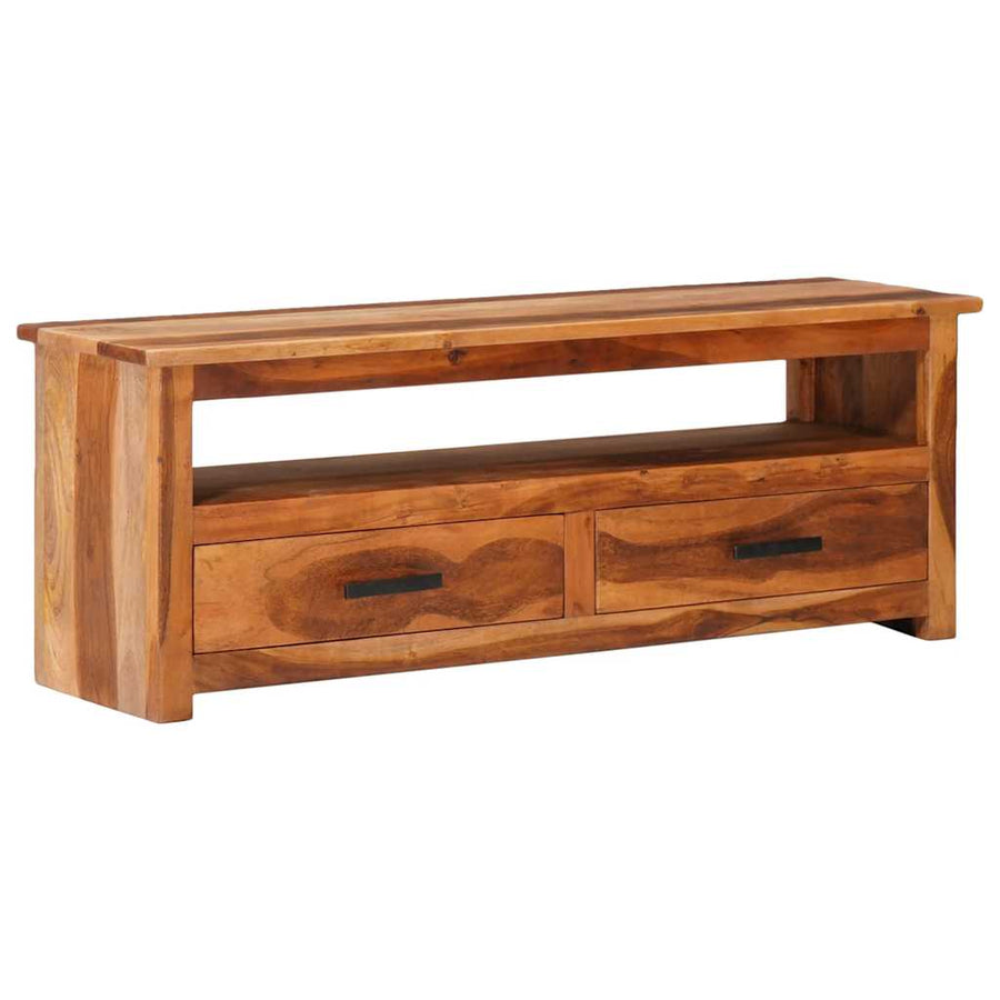 TV Cabinet 118x30x40 cm Solid Wood
