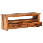 TV Cabinet 118x30x40 cm Solid Wood
