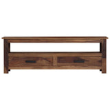 TV Cabinet 118x30x40 cm Solid Wood - Side View