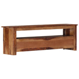 TV Cabinet 118x30x40 cm Solid Wood - Top-Down View