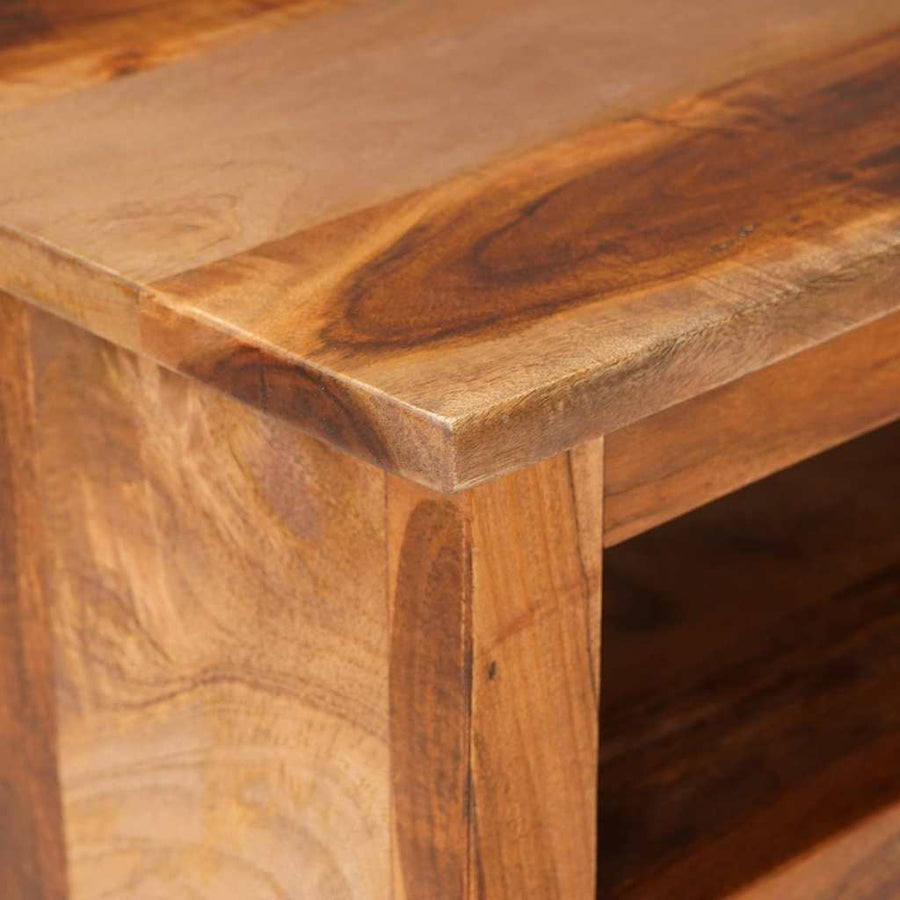 TV Cabinet 118x30x40 cm Solid Wood