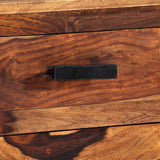 Sideboard 100x30x50 cm Solid Wood - Low Angle