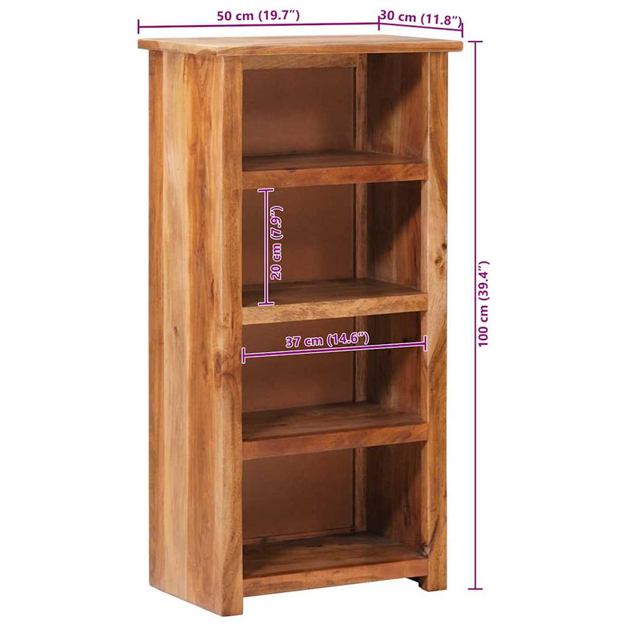 Bookshelf 50x30x100 cm Solid Wood