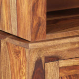 Highboard 60x30x180 cm Solid Wood - Low Angle