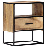 Nightstand 40x30x50 cm Solid Mango Wood - Extra Image