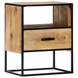 Nightstand 40x30x50 cm Solid Mango Wood - Extra Image