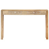 Console Table 120x30x75 cm Solid Mango Wood - Side View
