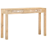 Console Table 120x30x75 cm Solid Mango Wood