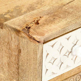 TV Cabinet 120x30x40 cm Solid Mango Wood - Extra Image
