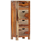 Drawer Cabinet 40x30x100 cm Solid Acacia Wood
