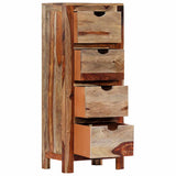 Drawer Cabinet 40x30x100 cm Solid Acacia Wood - Side View