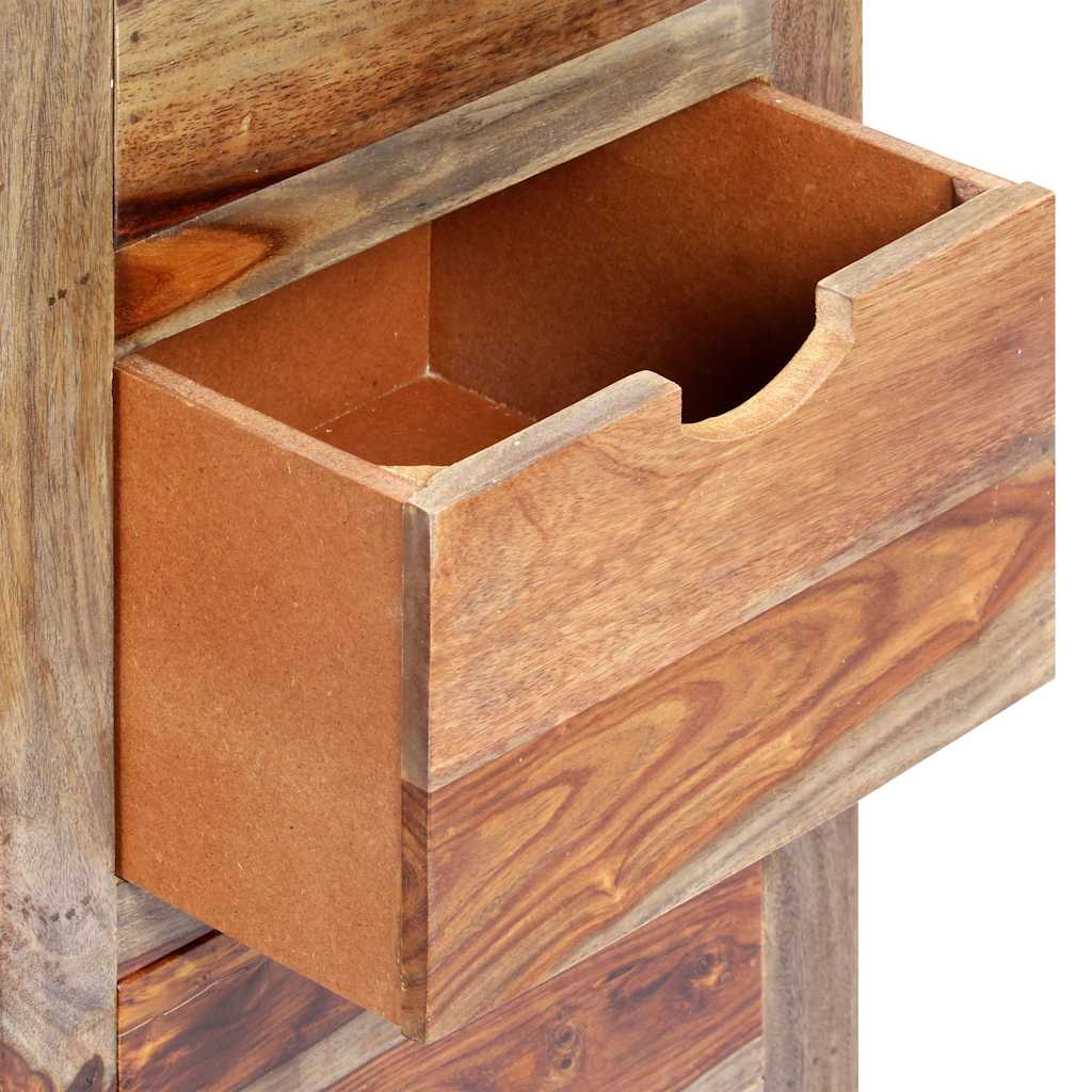 Drawer Cabinet 40x30x100 cm Solid Acacia Wood