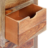 Drawer Cabinet 40x30x100 cm Solid Acacia Wood