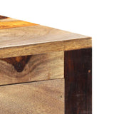 Drawer Cabinet 40x30x100 cm Solid Acacia Wood - Rear View